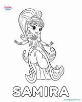 Shimmer Samira Princess Kolorowanki Scribblefun Bubakids Liveitbeautiful Coloringhome Artykuł sketch template