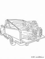 Wood Coloring Pick Truck Pages Print Color Pickup Hellokids sketch template