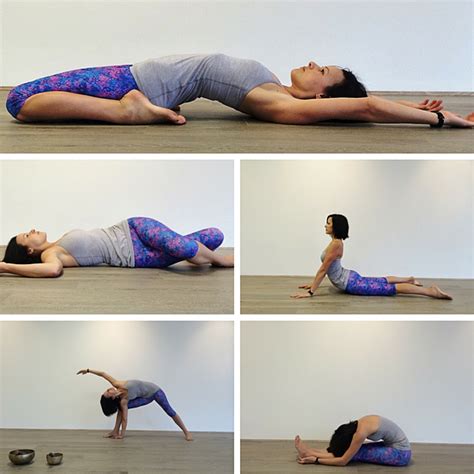 yoga poses    regular  ease bloating womens yoga