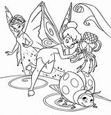 Tinkerbell Tinker Bell Mewarnai Fairies 4kids sketch template