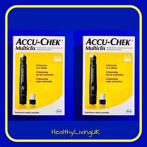 accu chek multiclix lancing device   lancets  boxed sets rrp  ebay
