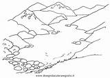 Glaciale Disegni Teich Colorare Paesaggi Midisegni Landschaft Malvorlagen Vulcani Mondo Diverse Animali Dei sketch template