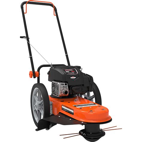 Yard Force 22 In 163cc Gas Walk Behind High Wheel Trimmer And Field