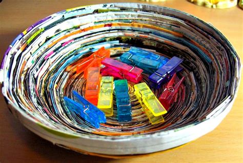 recycled paper crafts  sheet  magazines   cheap eats  thrifty crafts