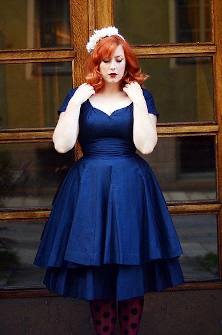 plus size vintage clothing to dress up chubby women