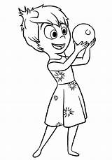 Da Inside Colorare Disegni Di Personaggi Immagini Disegno Disney Joy Pages Per Coloring Riley Ball Memories Salvato sketch template