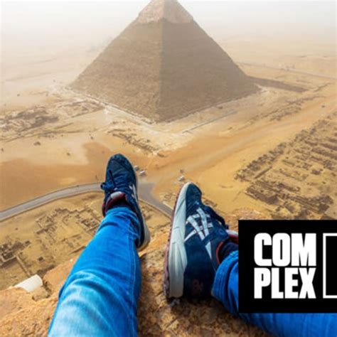 Teen Climbs Great Pyramid Of Giza For Epic Sneaker Selfie