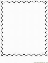 Stamp Coloring Shapes Simple Printable Pages Cartoons sketch template