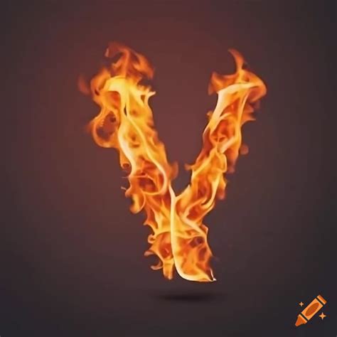 flaming letter   craiyon