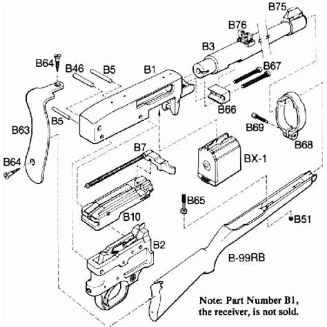 ruger mini  parts diagram