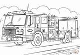 Coloring Fire Truck Pages Printable Drawing Search Paper sketch template