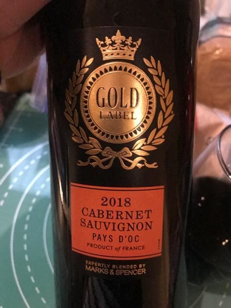 marks spencer cabernet sauvignon gold label france languedoc roussillon vin de pays