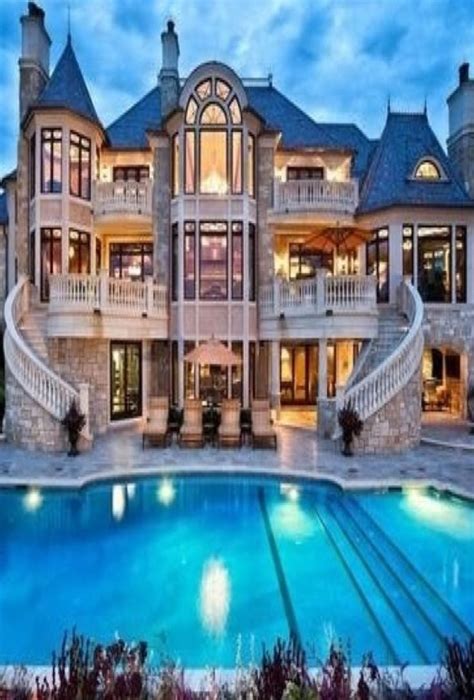Big Houses With Pools With Slides Mansion Girl Rooms
