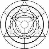 Transmutation Alchemy Circles sketch template