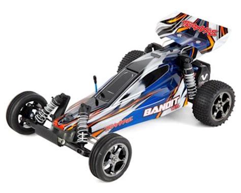 traxxas bandit vxl brushless  rtr wd buggy blue tra  blue