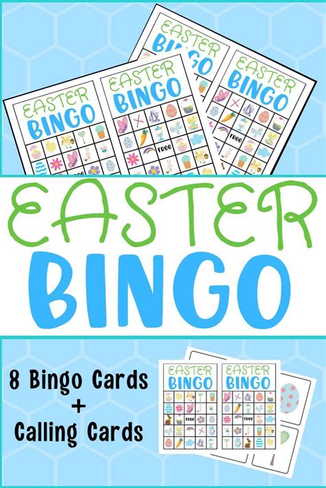 easter bingo cards  printable