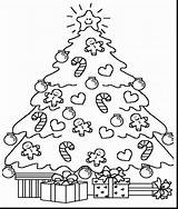 Tree Christmas Coloring Adult Pages Getcolorings Color Printable sketch template