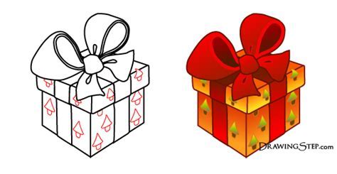 Christmas Gift Boxes Drawing