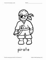Pirate Coloring Preschool Curated Reviewed 1st Grade sketch template