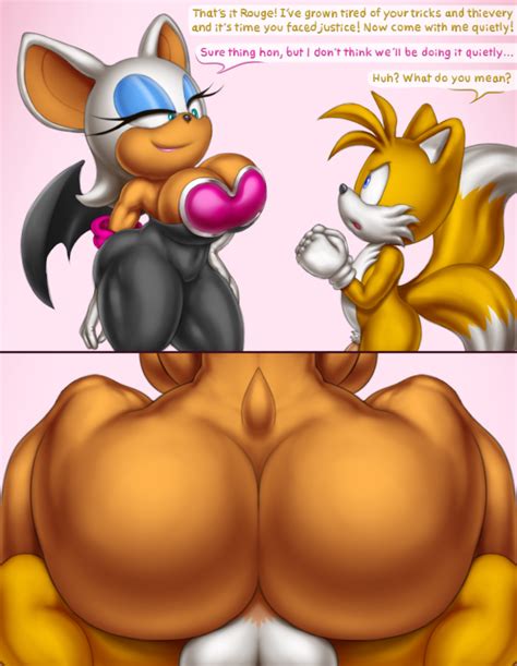 [commission]rouge and tails a1 by angelauxes hentai