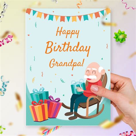 easy birthday card  grandfather geant blogged photo galleries
