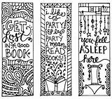 Bookmarks Printable Color Reading Colouring Pages Kids Adult Printables Coloring Zentangle Bookmark Book Print Marks Cute Adults Number Everyone Patterns sketch template