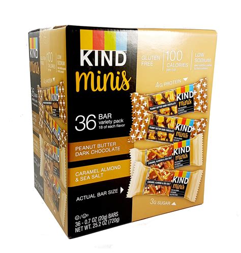 kind mini bars variety pack  oz  count walmartcom