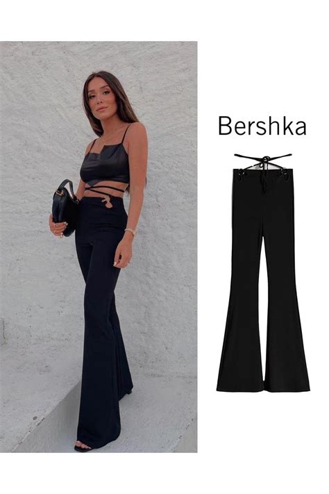 bershka model pantolon siyah