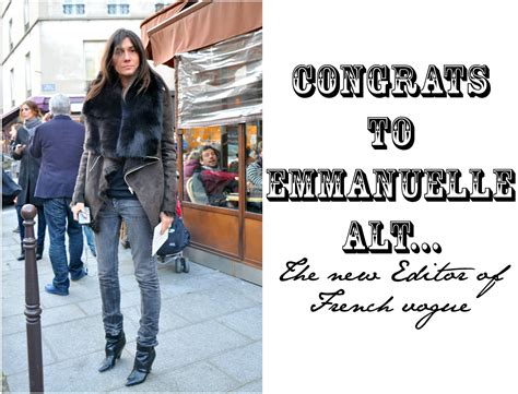 Emmanuelle Alt Named New Editor Of French Vogue Emily Jane Johnston