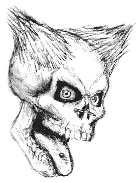 punk skull  mike   deviantart