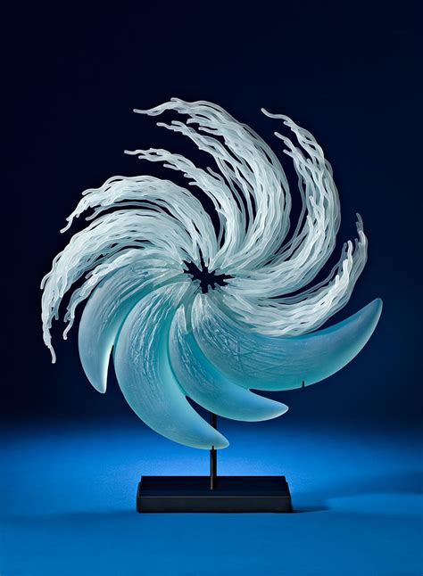 Layered Glass Sculptures Mimic The Everyday Drama Of The Natural World