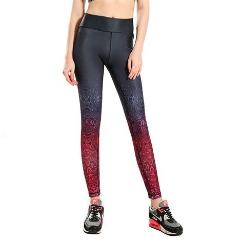 leggings for women female tight yoga pants digital printed sports