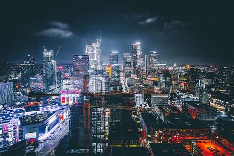 los angeles noche ciudad y urbano california fondo de pantalla hd