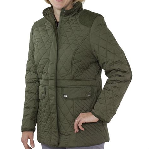 totes totes womens mid length quilted jacket walmartcom walmartcom