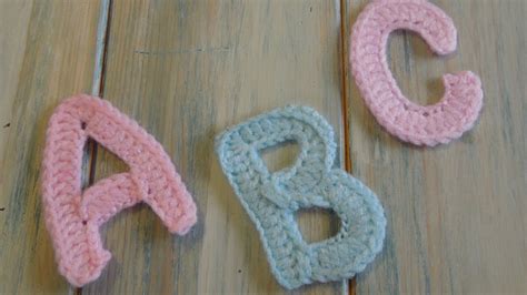 crochet letter patterns guide patterns