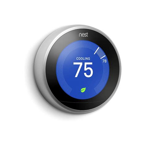 google tes nest learning thermostat  gen smart thermostat stainless steel works