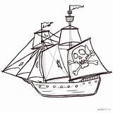 Ship Drawing Pirate Easy Draw Amerigo Vespucci Steps Tattoos Wikihow Getdrawings Drawings Paintingvalley Collection sketch template