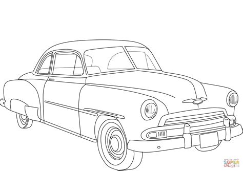 chevrolet deluxe coupe coloring page  printable coloring pages