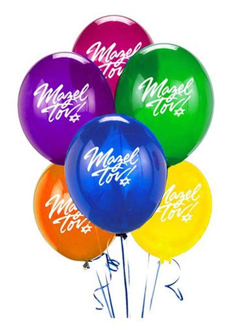 mazel tov balloons yourholylandstore