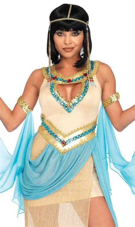 Queen Cleopatra Costume In Gold