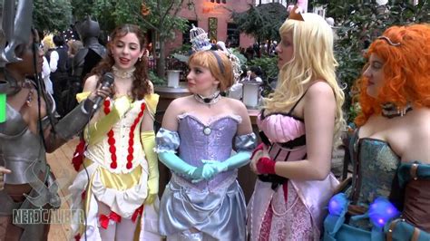 disney princesses alternative design cosplay at katsucon 2014 youtube