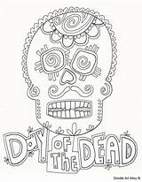 Dead Coloring Pages Doodle Alley Holiday sketch template