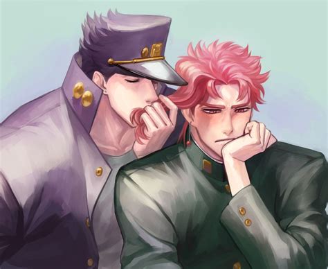 Jotaro X Kakyoin Jojo Bizzare Adventure Jojo Anime