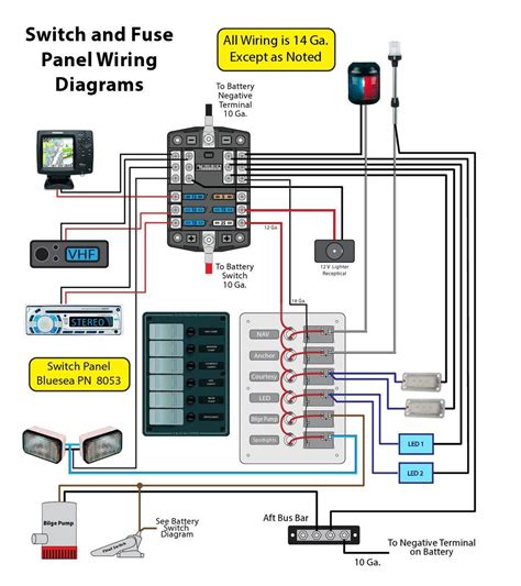boat wiring harness diagram