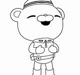 Octonauts Coloring Pages Dashi Getcolorings Print Getdrawings Color sketch template