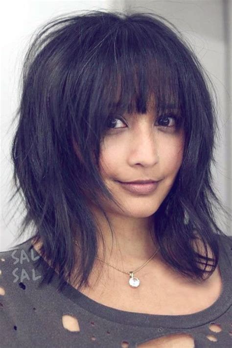 46 Medium Layered Haircuts With Bangs Why And What It Is New Natural