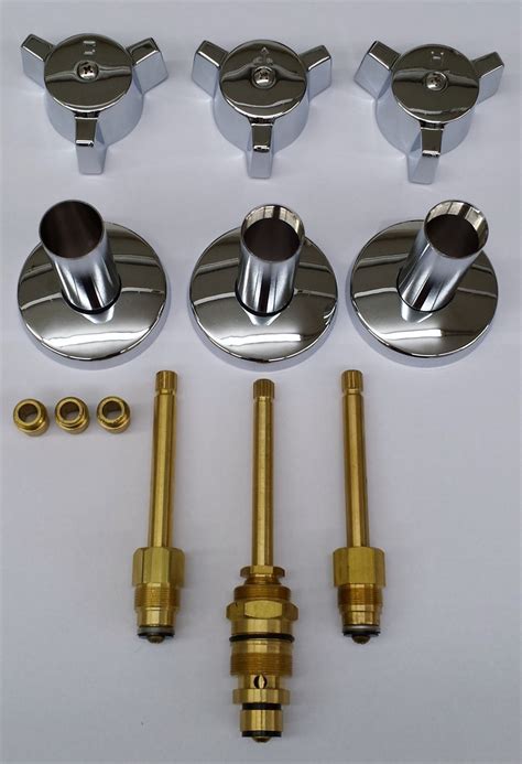chrome plated  handle repair kit  milwaukee universal rundle faucets noels plumbing supply