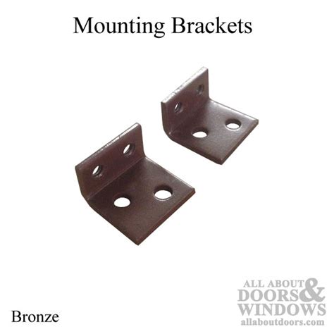 brackets mounting casement window bronze