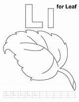 Leaf Coloring Pages Alphabet Printable Letter Handwriting Practice Abc Everfreecoloring Kids Visit Color Worksheets Print Book Sheets sketch template