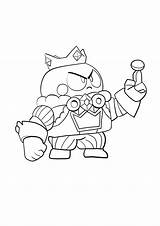 Brawl Lou Supercell Colorier sketch template